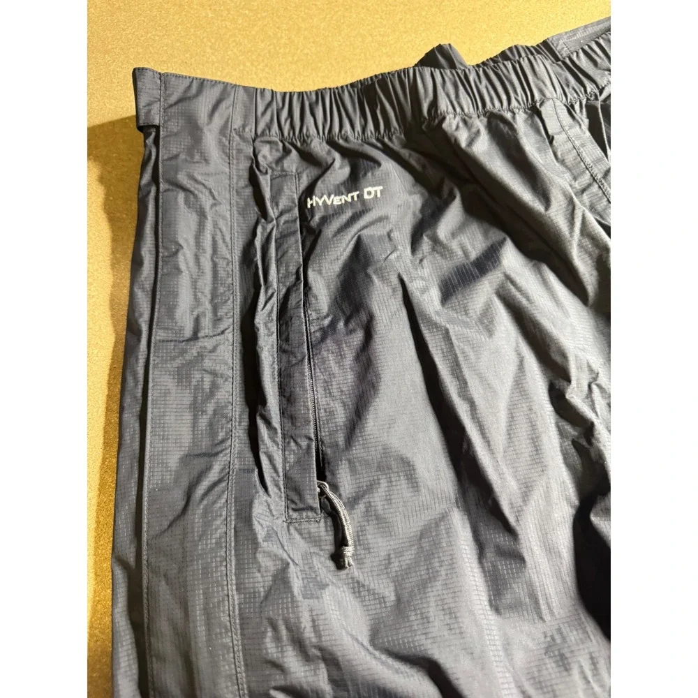 The‎ North Face HyVent DT Mens Rain Pants Black Ripstop Waterproof XL Regular